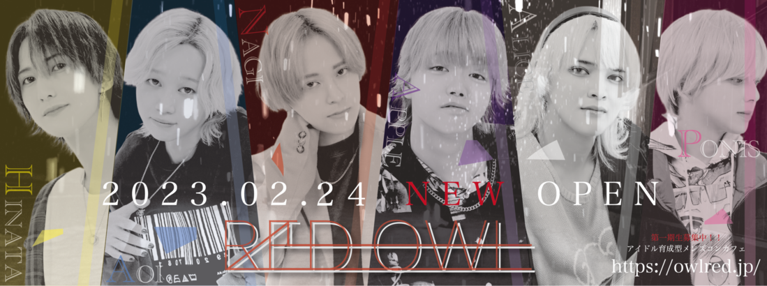 アイドル育成型メンズコンカフェ「OWL RED」